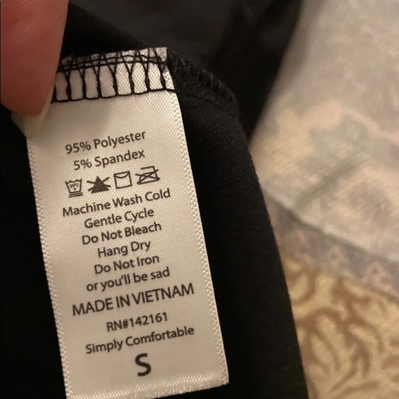 Nwt Lularoe Black Carly Small - Picture 3 of 3